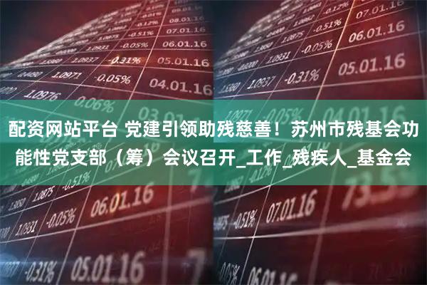 配资网站平台 党建引领助残慈善！苏州市残基会功能性党支部（筹）会议召开_工作_残疾人_基金会