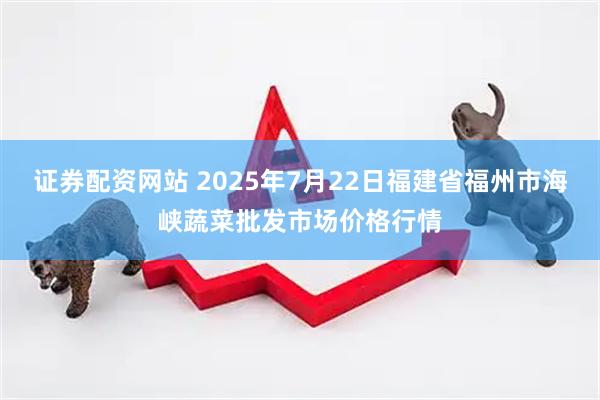 证券配资网站 2025年7月22日福建省福州市海峡蔬菜批发市场价格行情